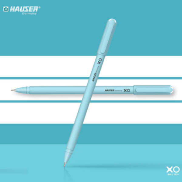 HAUSER XO Ball Pen 0.6 mm Tumbler (Pack of 50, Blue, Black & Red)