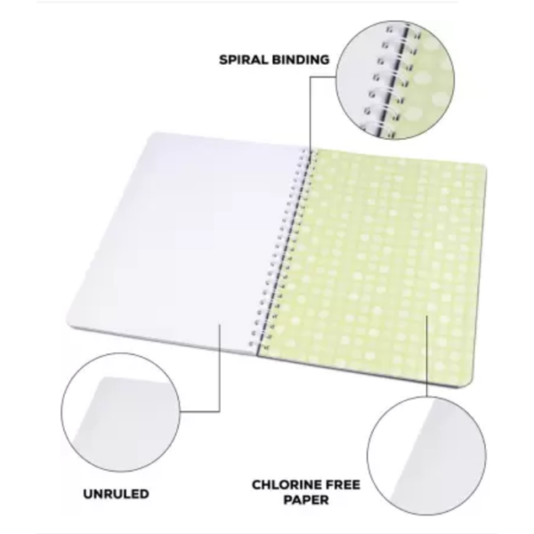 Classmate Pulse 6 Subject Unruled Spiral Notebook - Pack of 1 | Single Line | 300 Pages | A4-29.7cm x 21.0cm | Attractive Cover Designs | Soft Cover | Notebooks for College Students