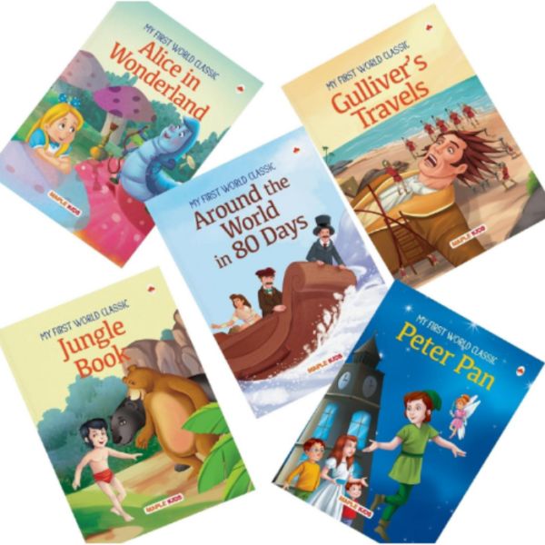 Story Books for Kids - World Classic (Abridged) (Set of 10 Books) (Illustrated - Moral Stories)