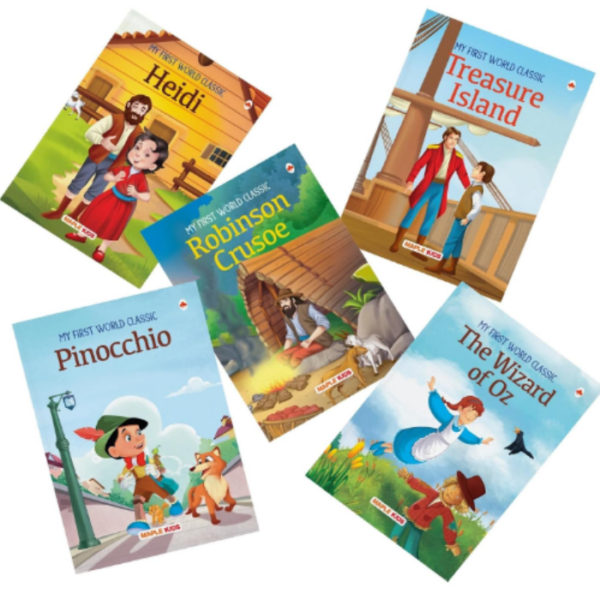 Story Books for Kids - World Classic (Abridged) (Set of 10 Books) (Illustrated - Moral Stories)